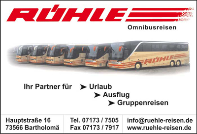 Rühle Omnibusreisen