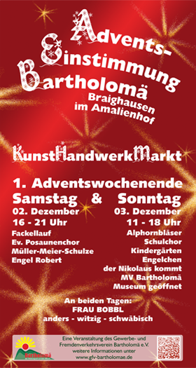 Flyer Adventseinstimmung